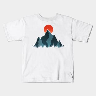 Adventure In The Mountains Art I Kids T-Shirt